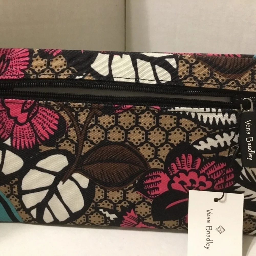 Vera Bradley Multicolor Floral Zipper Pouch